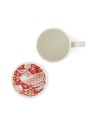 Spode Strawberry Thief Indian Red Mug & Coaster Set