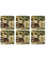 Pimpernel Parisian Scenes lasinaluset, setti 6 kpl