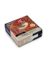 Morris & Co. Strawberry Thief raudoni padėkliukai, rinkinys 6 vnt.