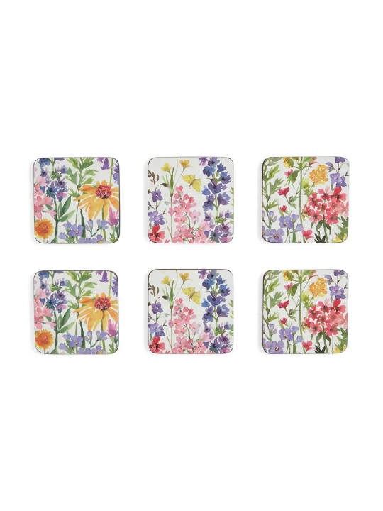 Pimpernel Wildflowers подставки под стаканы, набор из 6 штук