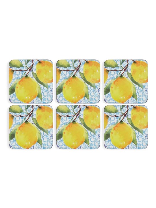 Pimpernel Amalfi Lemons подставки, набор 6 шт.