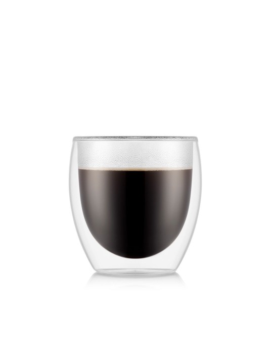 Bodum Pavina dvigubų sienelių stiklinė, 0,25 l (2 vnt.)