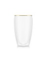 Bodum Pavina topeltseinaga klaas kuldse äärega, 0,45 l (2 tk)