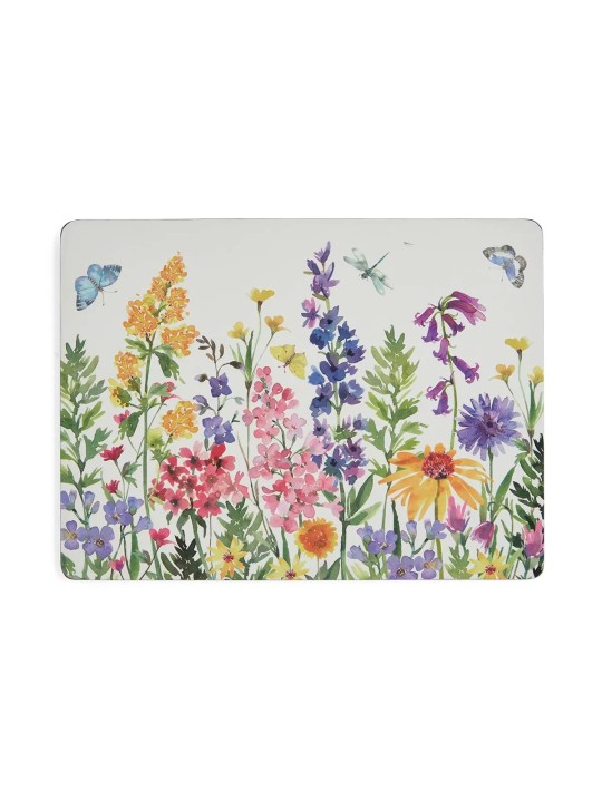 Pimpernel Wildflowers Set of 4 Large Placemats