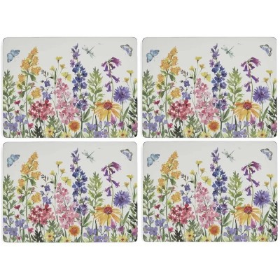 Pimpernel Wildflowers Set of 4 Large Placemats
