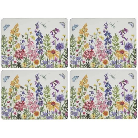 Pimpernel Wildflowers Set of 4 Large Placemats
