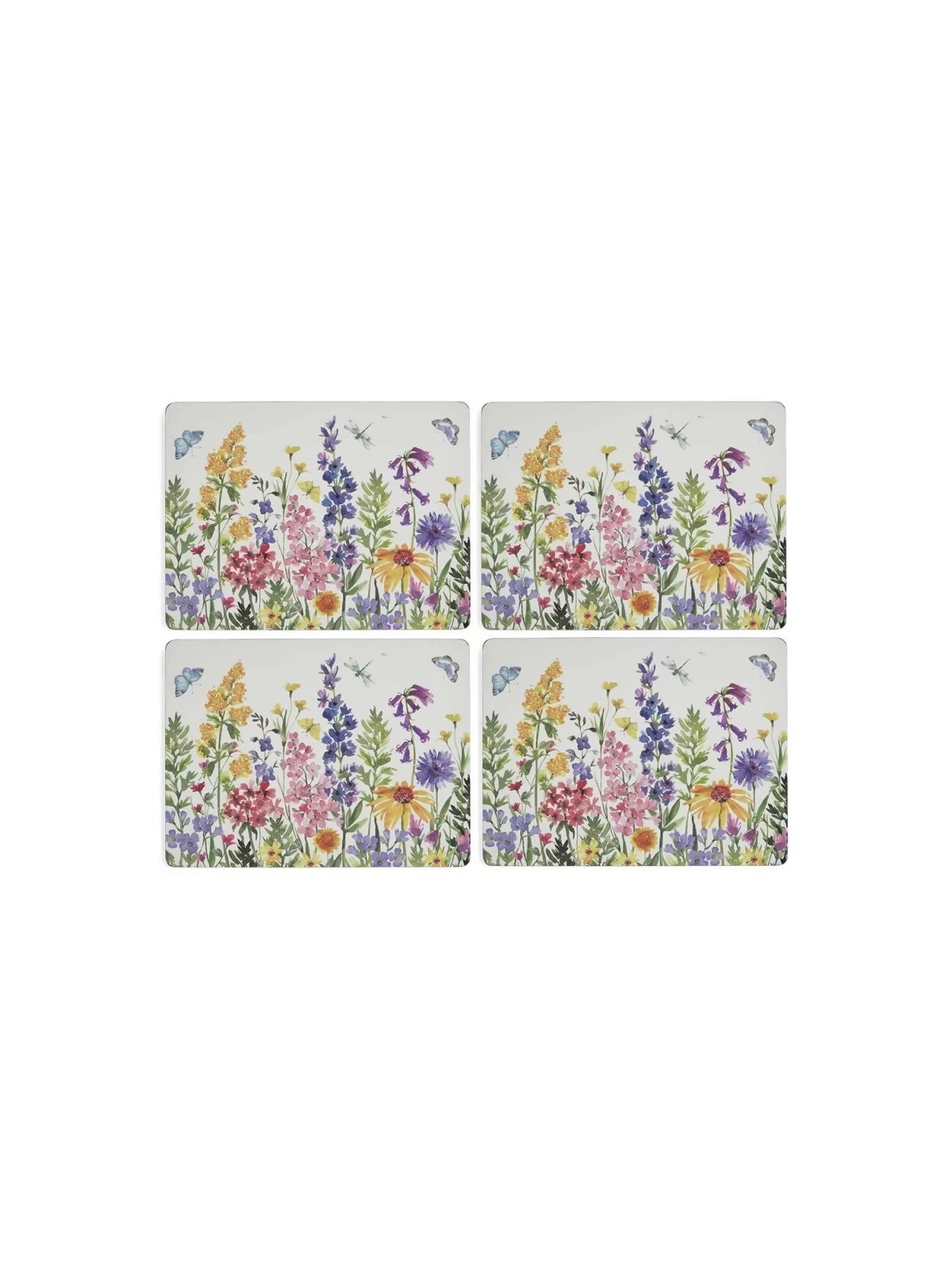 Pimpernel Wildflowers Set of 4 Large Placemats