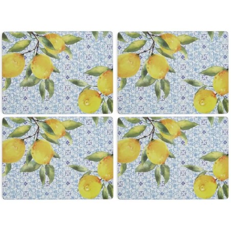 Pimpernel Amalfi Lemons Set of 4 Large Placemats
