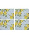 Pimpernel Amalfi Lemons Set of 4 Large Placemats