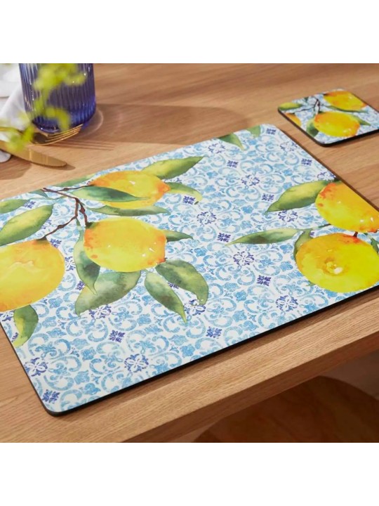 Pimpernel Amalfi Lemons Set of 4 Large Placemats