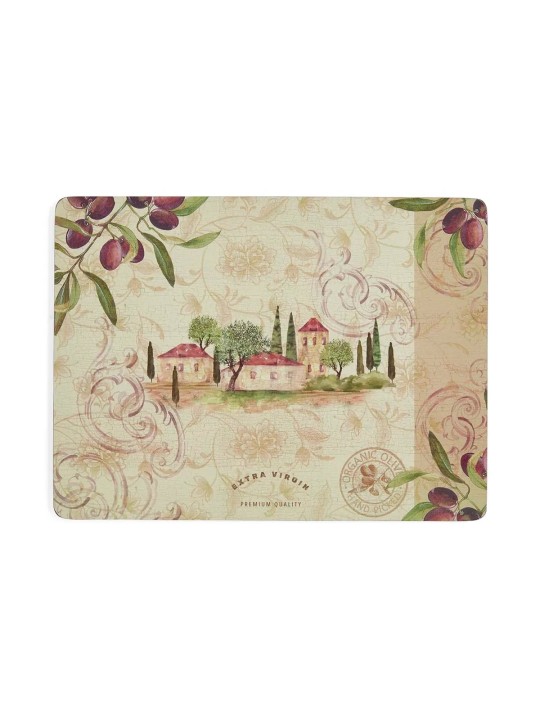 Pimpernel Olive Orchard Set of 4 Large Placemats