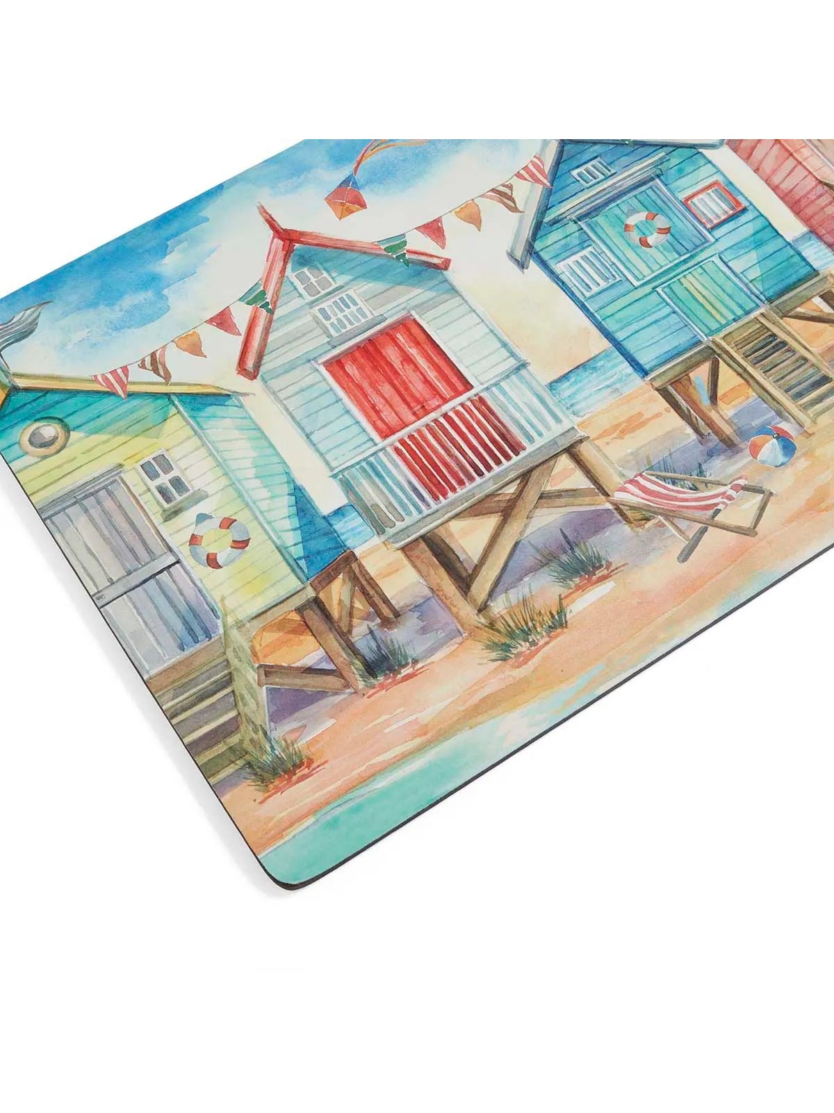 Pimpernel Beach Huts Set of 4 Large Placemats