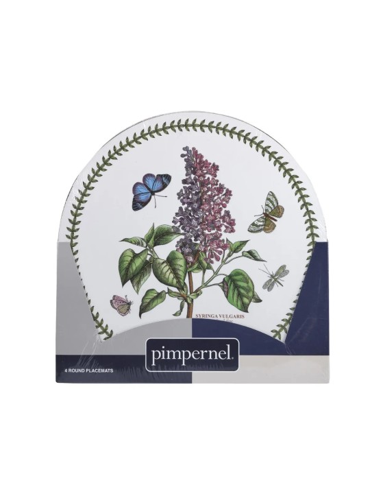 Pimpernel Botanic Garden Set of 4 Round Placemats