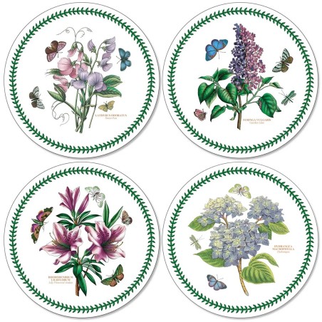 Pimpernel Botanic Garden round placemats, set of 4