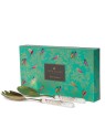 Portmeirion Sara Miller London Chelsea salati serv.komplekt 2-osa - valge/kuld