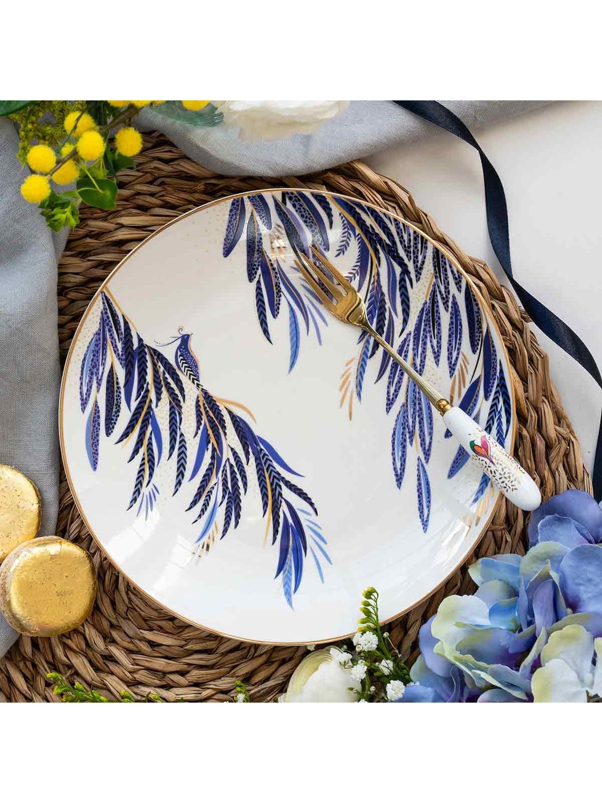 Portmeirion Sara Miller Anniversary Cake Plate - 1 Pcs