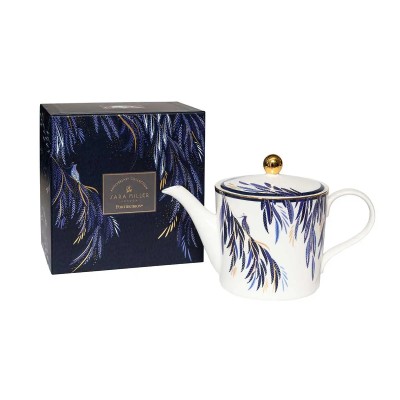 Portmeirion Sara Miller Anniversary Teapot, Feather Tail