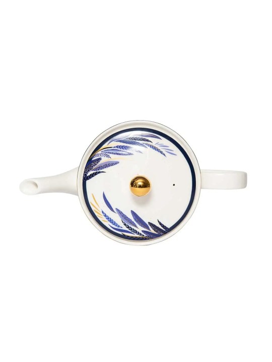 Portmeirion Sara Miller Anniversary Teapot, Feather Tail