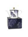 Portmeirion Sara Miller Anniversary Teapot, Feather Tail