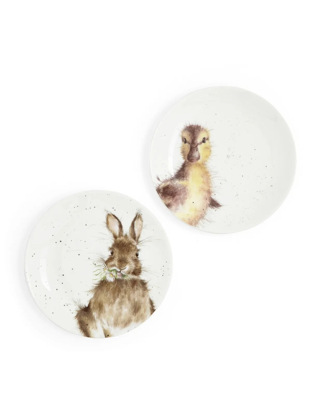 Wrendale Designs Bunny & Duckling koogitaldrikud, 2 tk