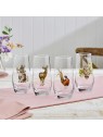 Wrendale Designs высокие стаканы, 4 шт.
