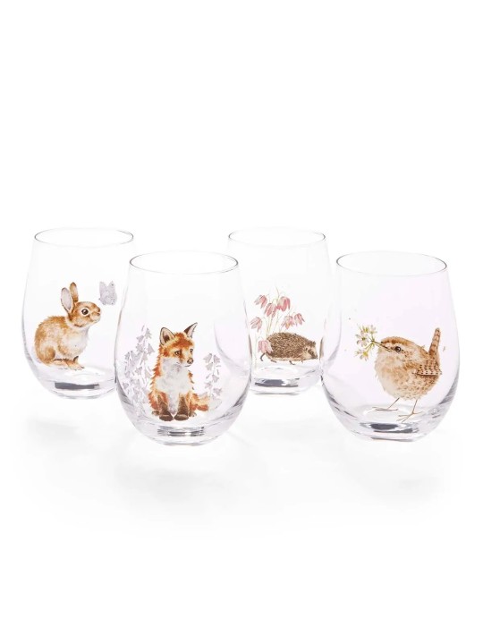 Wrendale Designs Tumbler Glasses, 4 pcs
