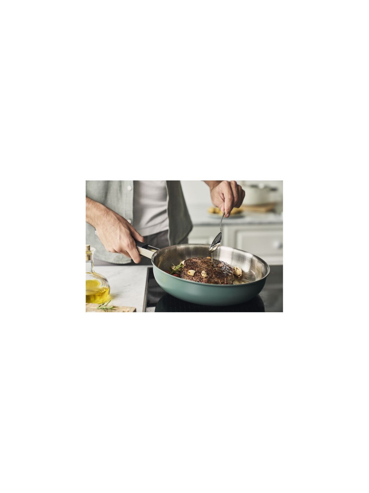Zwilling Pure nerūsējošā tērauda panna 28 cm, zaļa