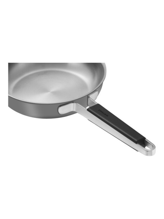 Zwilling Pure nerūdijančio plieno keptuvė, pilka