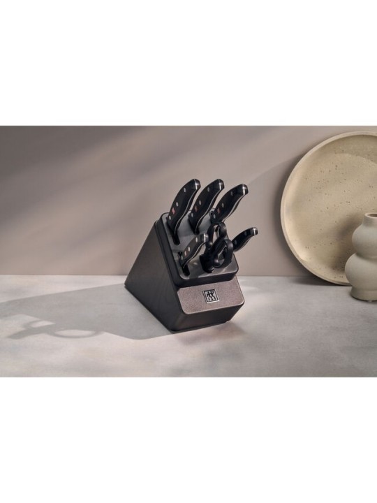 Zwilling Signature veitsisetti ja veitsitukki, 7-osainen
