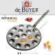 De Buyer стальная сковорода для блинчиков/Poffertje Mineral B Element, 16 углублений x4cm, 27cm