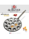 de Buyer Mineral B Poffertjes Pan & Mini-Blini Pan