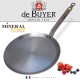 De Buyer стальная сковорода для блинов Crepe   Mineral B Element, 26cm
