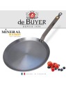 De Buyer стальная сковорода для блинов Crepe   Mineral B Element, 26cm