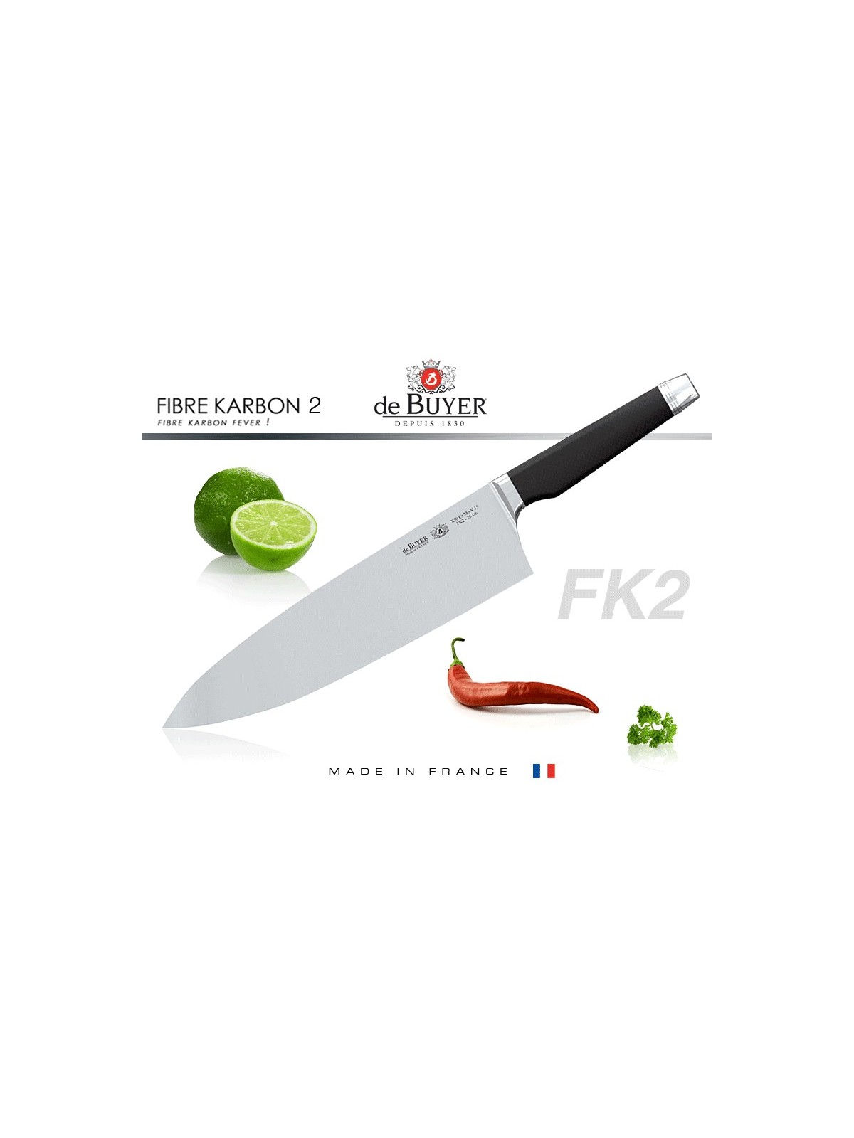 de Buyer virėjo peilis FK2 21 cm