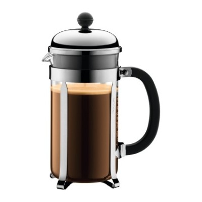 Bodum Chambord coffee maker, chrome