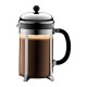 Bodum Chambord coffee maker, chrome