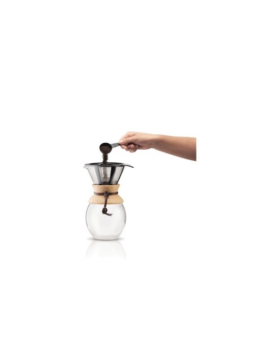Bodum Coffee maker Pour Over with permanent s/s filter, corc
