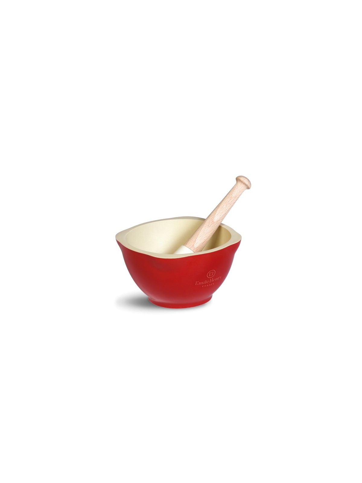 Emile Henry Mortar&pestle 15 cm/0.6 l