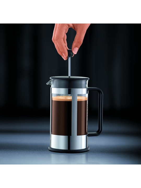 Bodum Kenya kafijas spiedkanna 1.0l metāls, plastmasa