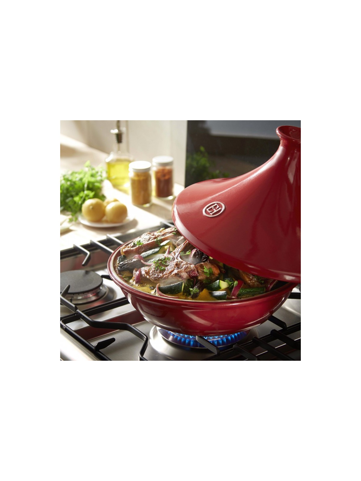 TAJINE  27cm, granaatõuna  punane