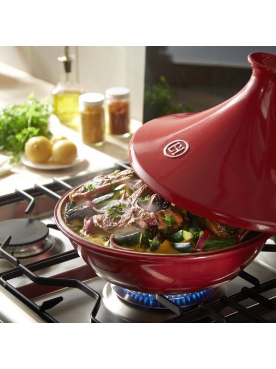 TAJINE, 32cm,granaatõuna  punane