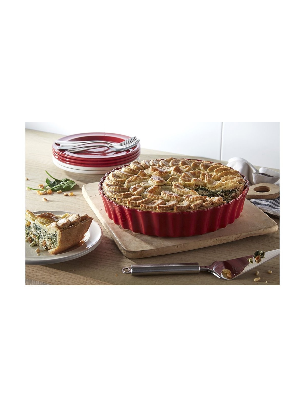 Emile Henry Deep Tart Dish 24 cm