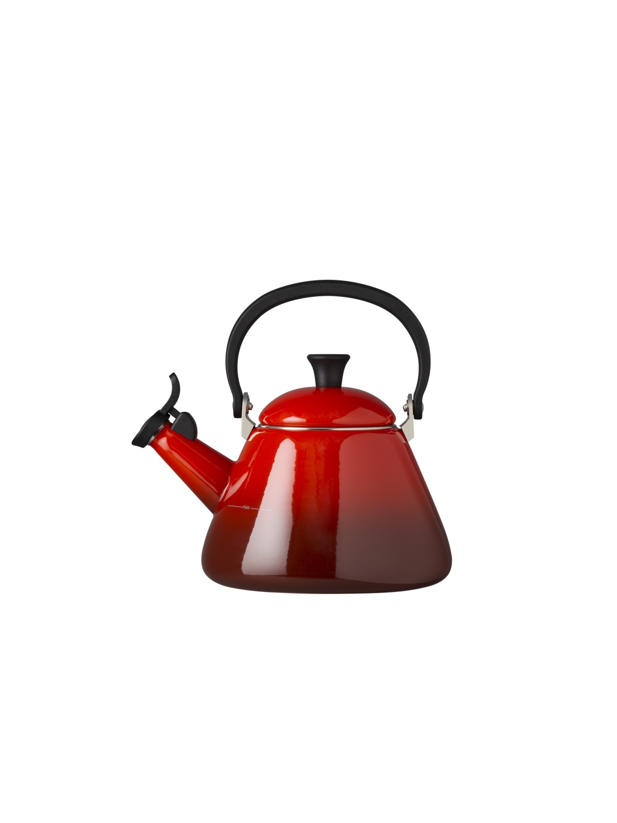 Le Creuset kettle w. whistle Kone 1.6l, cerise
