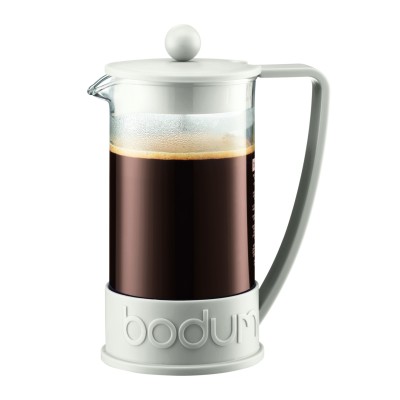Bodum Brazil kafijas spiedkanna1,0l, balta