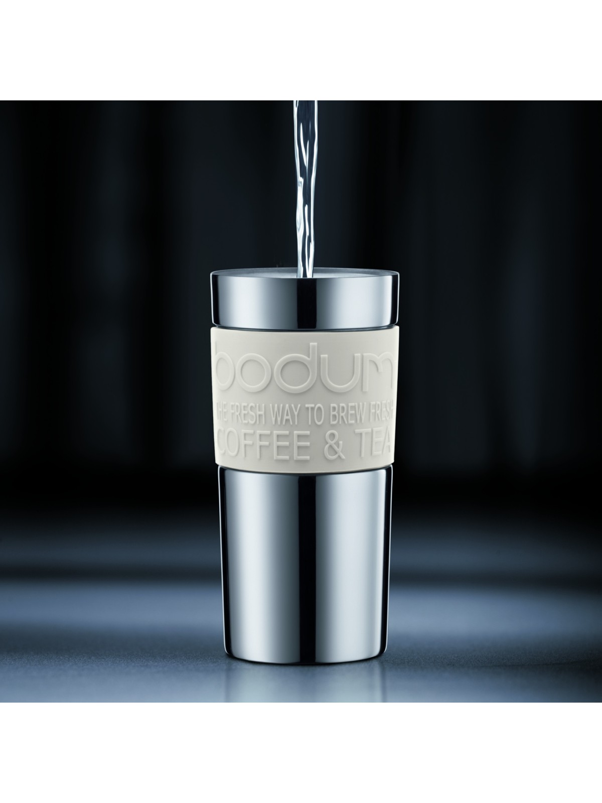 Bodum metallist reisikruus Travel Press 0.35l, lisakaanega