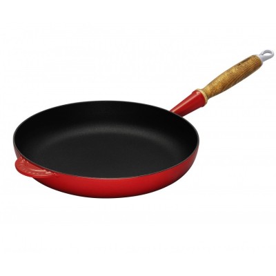 SKILLET pann malm 30cm, punane