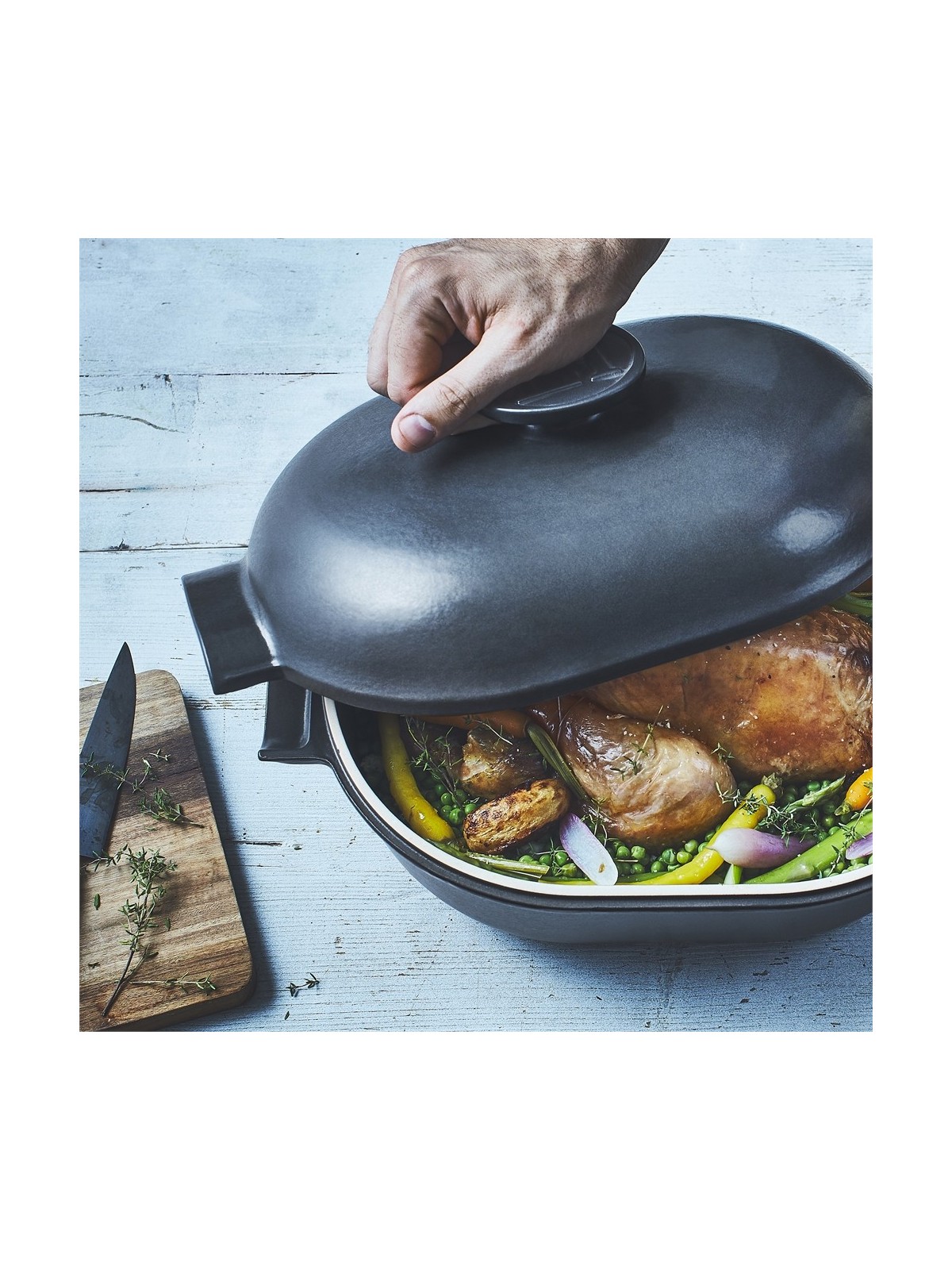 Emile Henry Oval Casserole Delight 4.5 l, induction compatible