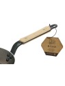 de Buyer B Bois Iron Frying Pan Mineral B, wooden handle