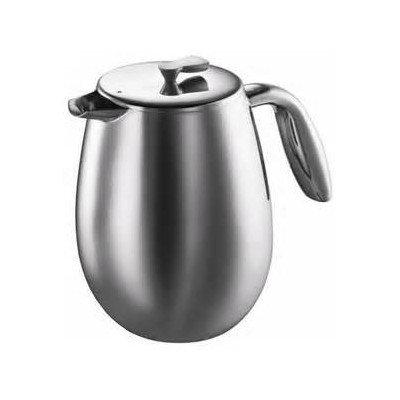 Bodum Columbia kafijas spiedkanna 1.5l, matēta vai spīdīga hroma