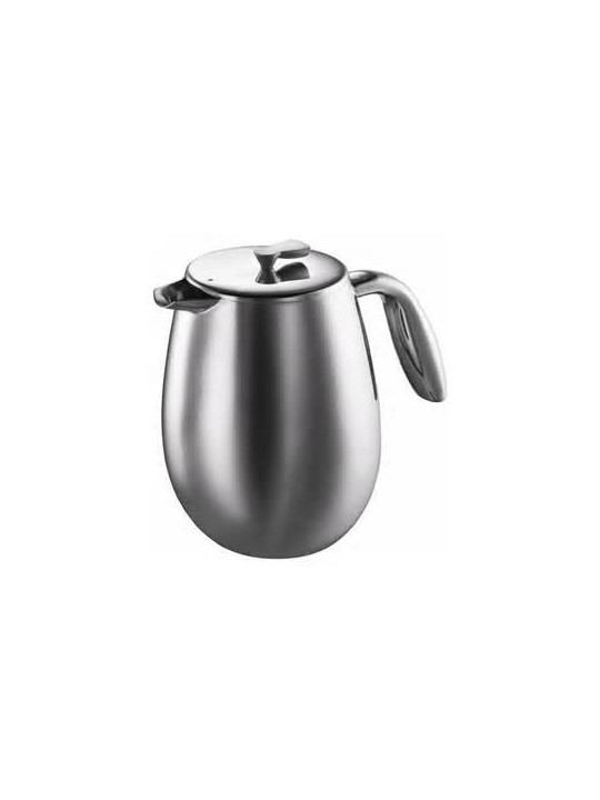 Bodum Columbia kafijas spiedkanna 1.5l, matēta vai spīdīga hroma